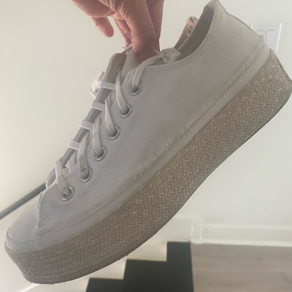 White Espadrille Converse